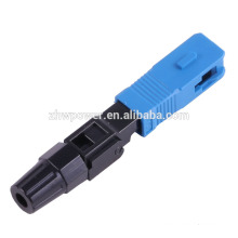 SC Fibra Óptica Conector Rápido SC / UPC singlemode SX conector rápido conector frio